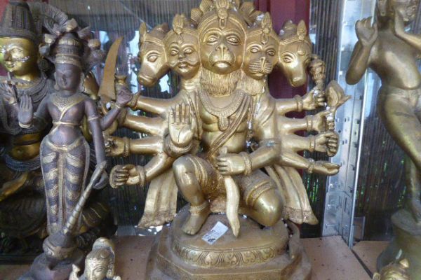 570 Hanuman - Bronze aus Indien