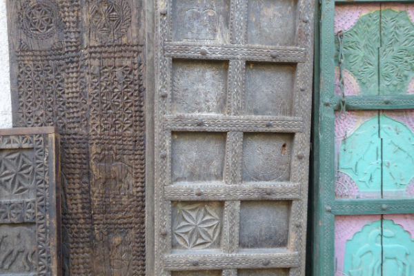 Tür von Häuptlingshaus - Eisenholz aus Bastar
