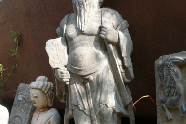 Daoist- Steinmetzarbeit aus Kalkstein