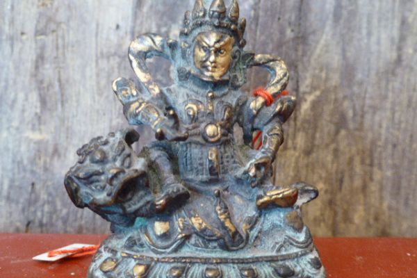 KKubera vergoldet - Kultfigur aus der Mongolei