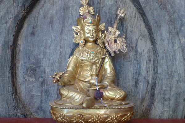 Guru Rimpoche - Shakjabronze aus Nepal