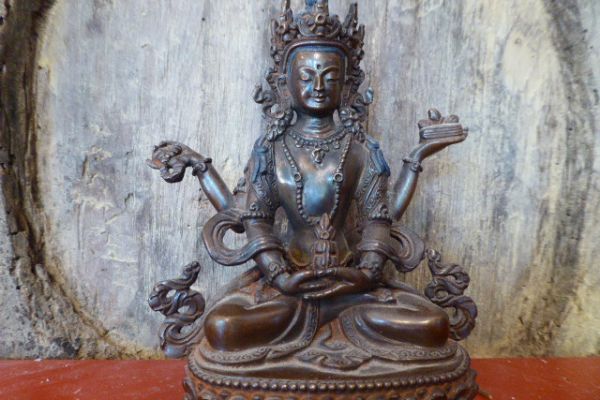 Lokesvara - verlorene Form Bronze aus Nepal