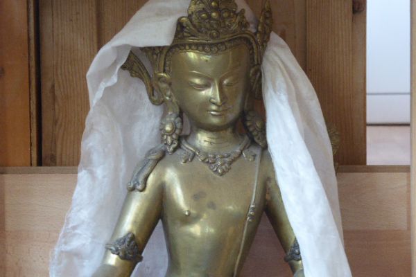 Padmapani - verlorene Form Bronze aus Nepal