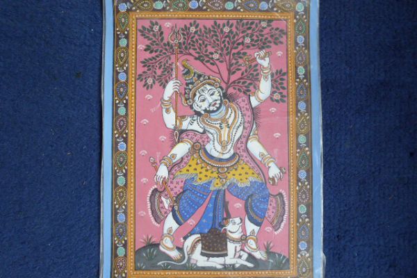 Shiva Malerei aus Orissa - Asiatica Foth